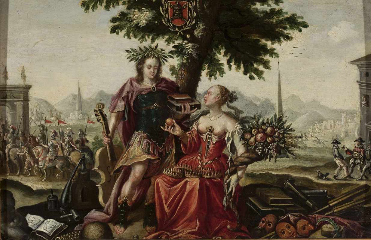 Flemish Painter - Allegory of Italy with Venus and Apollo