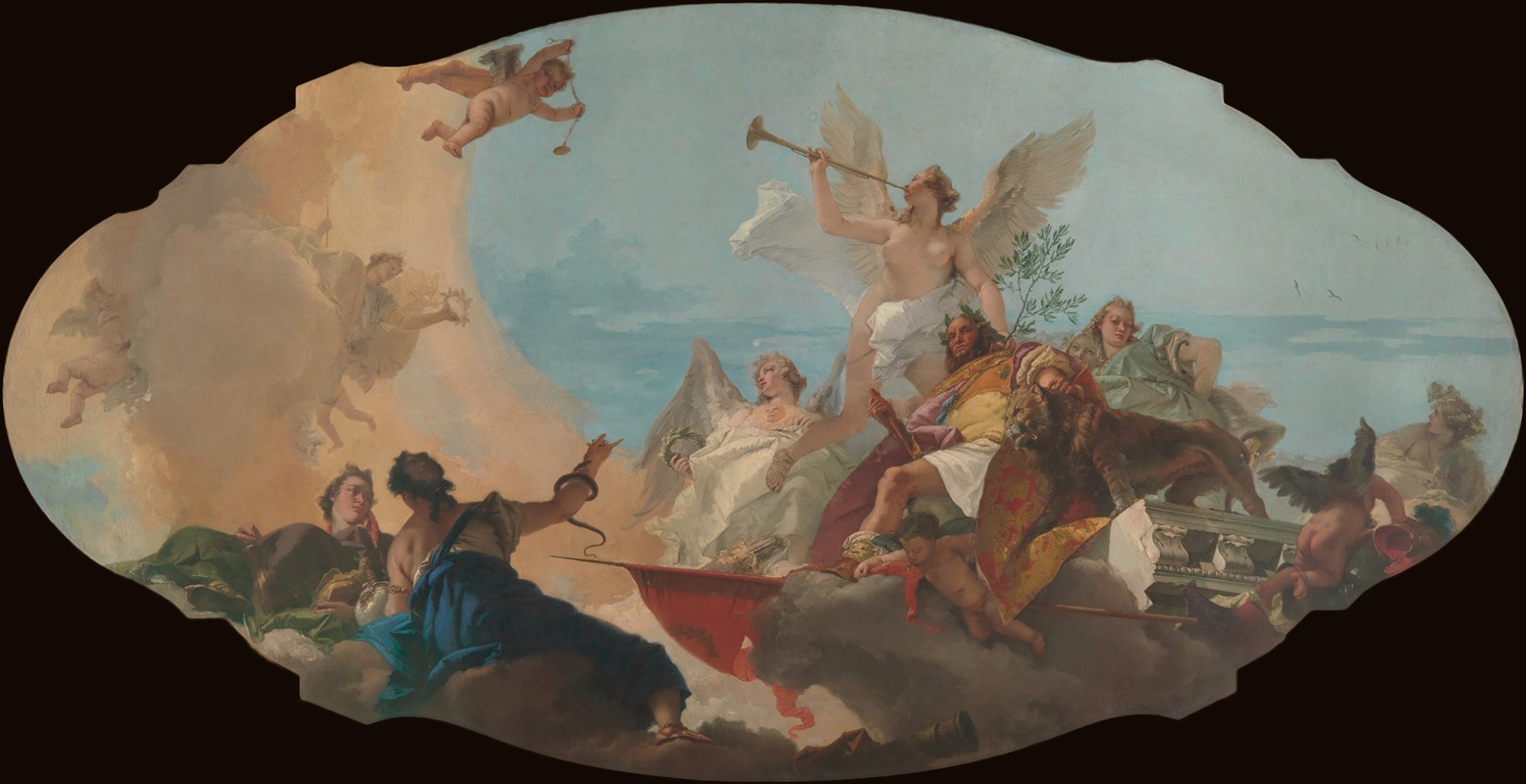 Giovanni Battista Tiepolo - The Glorification of the Barbaro Family