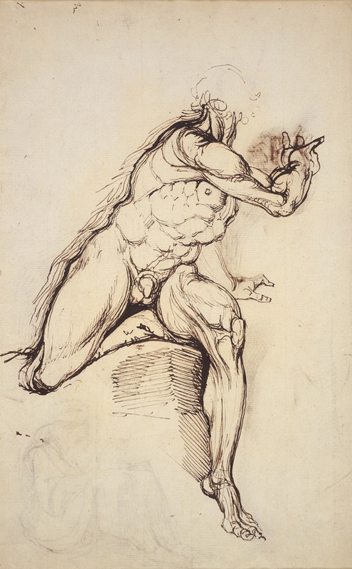 Henry Fuseli - Male nude