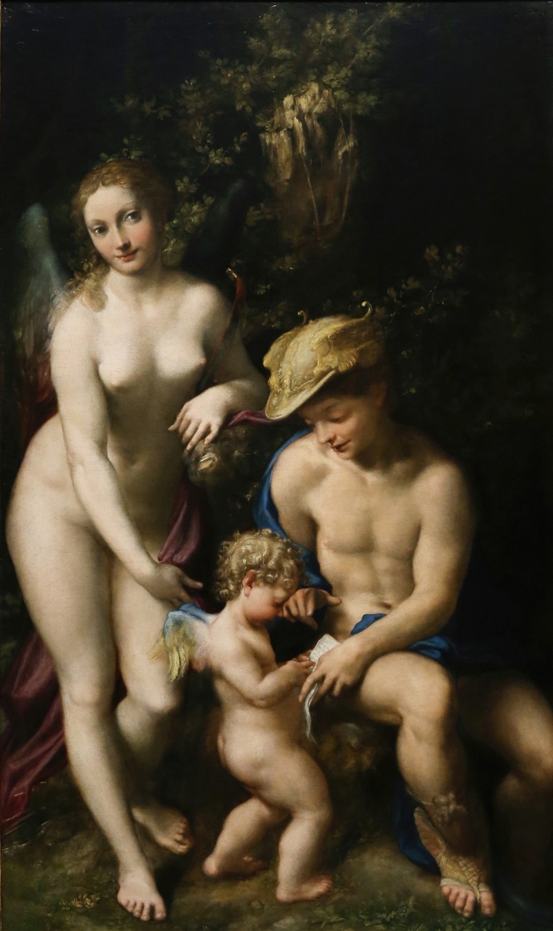 Correggio - Education of Cupid