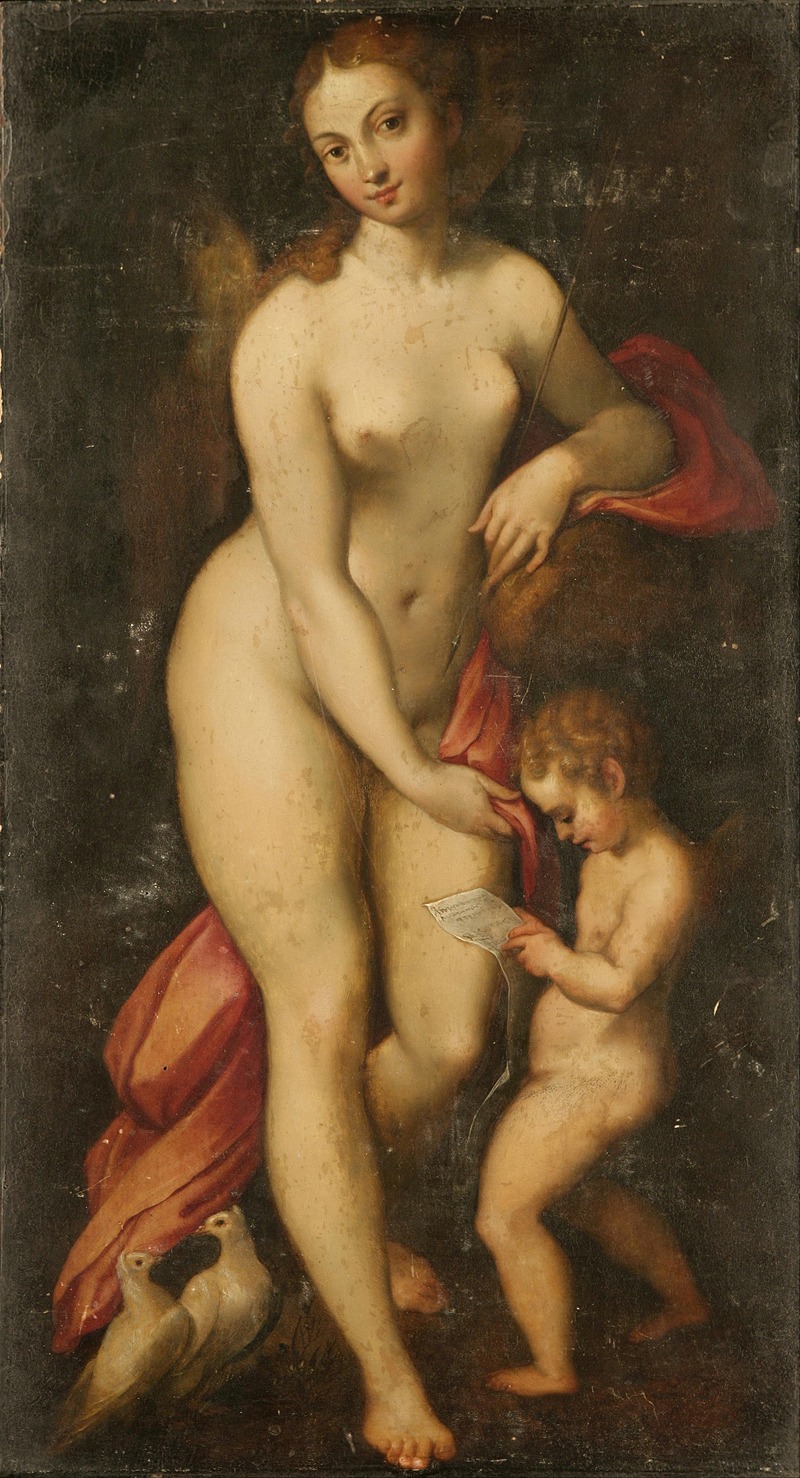 Correggio - Venus and Cupid