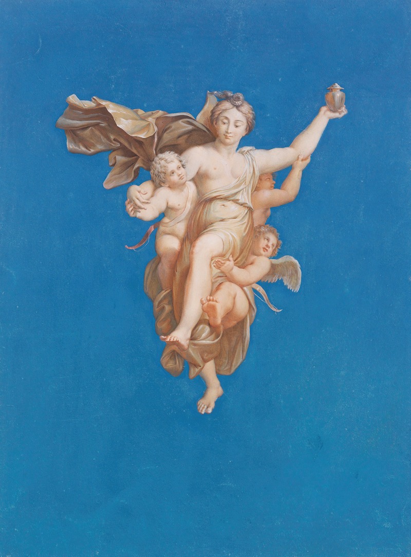 Erwin Speckter - Psyche is carried to Mount Olympus