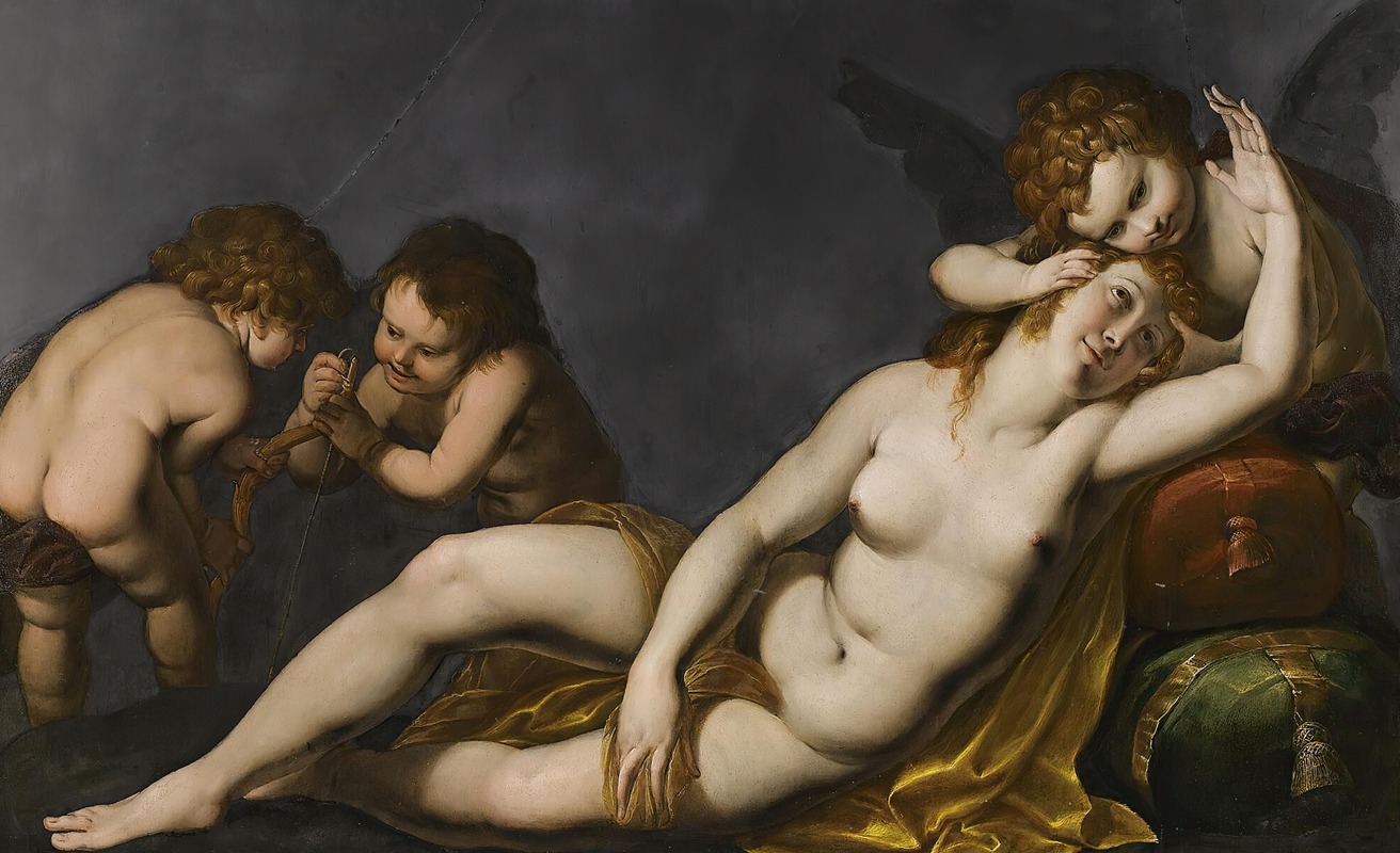 Giulio Cesare Procaccini - Venus And Cupids