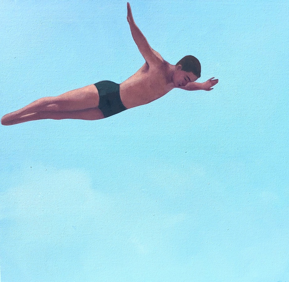 T.S. Harris - Diving Man.