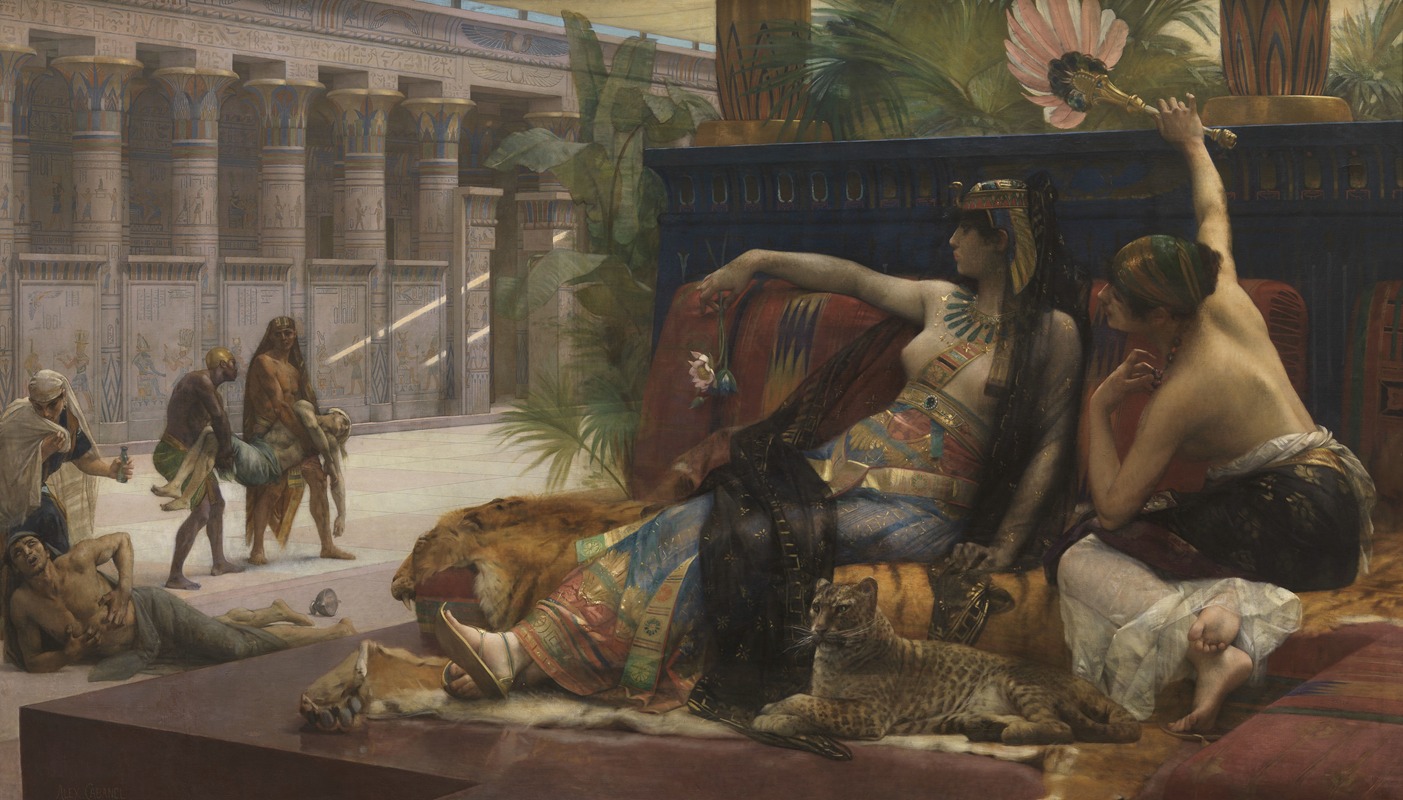 Alexandre Cabanel - Cleopatra testing poisons on condemned prisoners