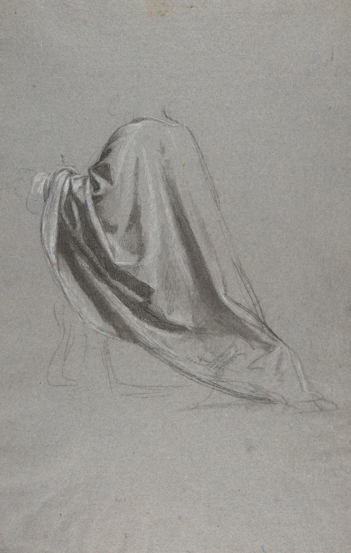 Isidore Pils - Drapery Study for a Bishop