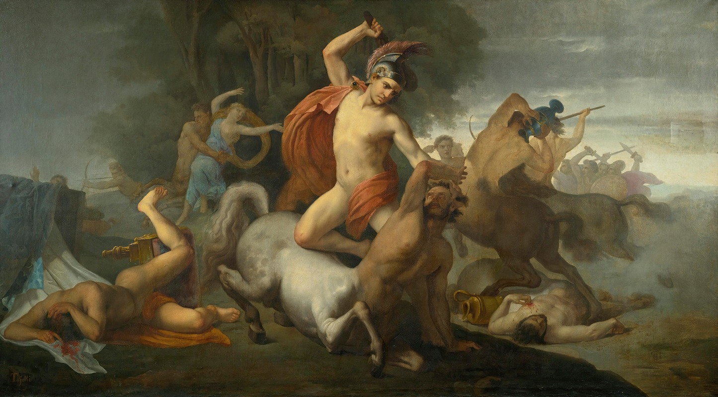Domenico Tojetti - The Battle Of The Centaurs