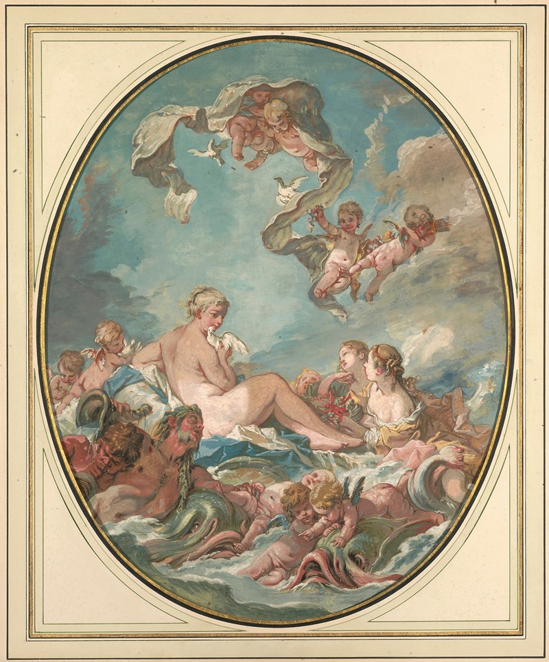François Boucher - The Birth and Triumph of Venus