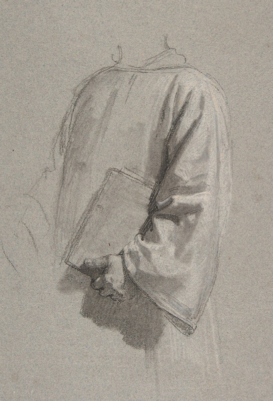 Isidore Pils - Drapery Study for a Cleric