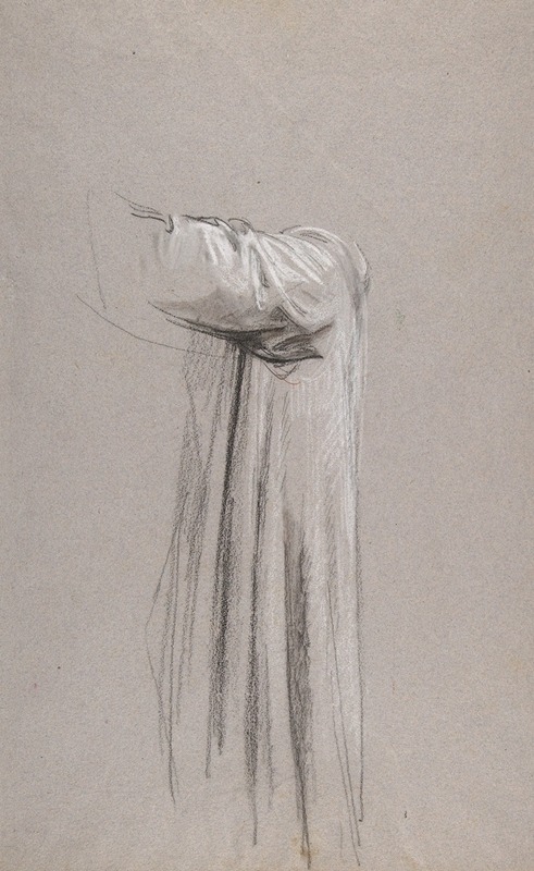 Isidore Pils - Drapery Study for a Monk