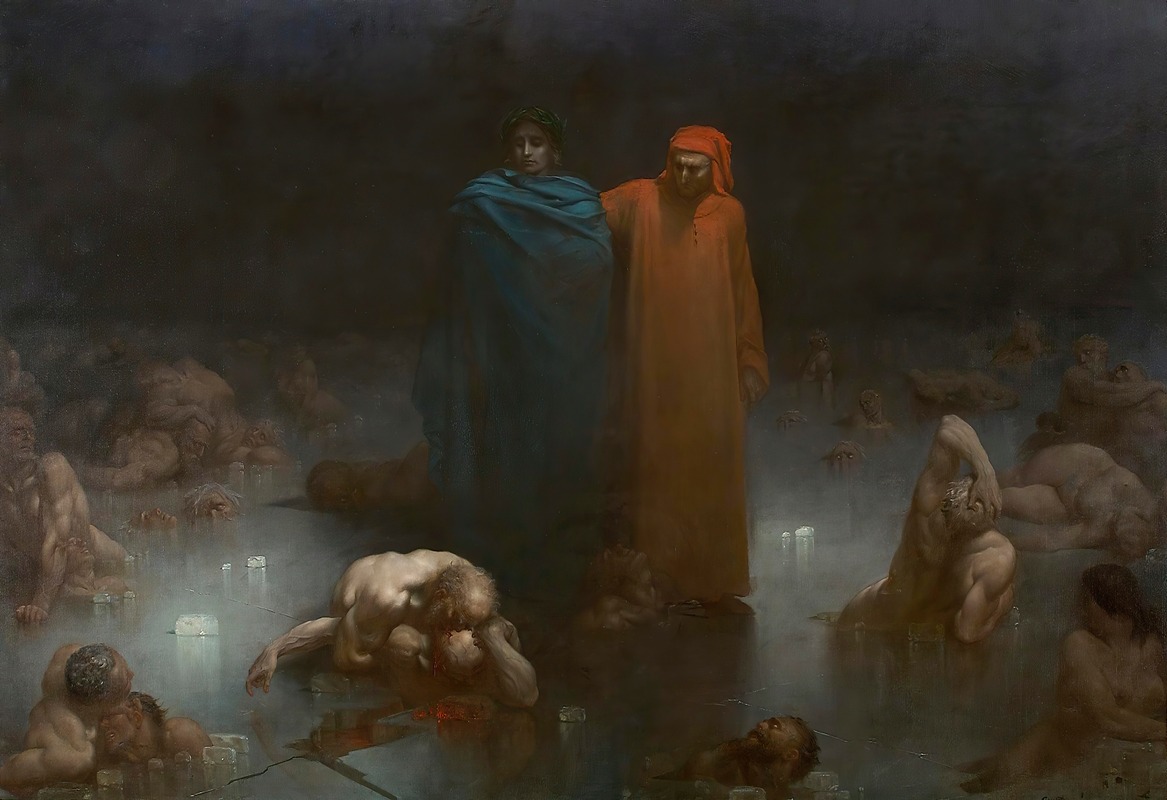 Gustave Doré - Dante and Virgil in the Ninth Circle of Hell