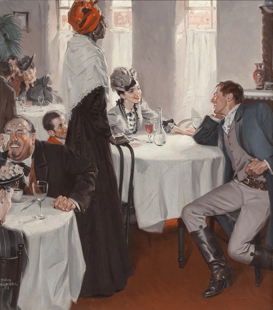 Tom Lovell - Jovial Restaurant Scene