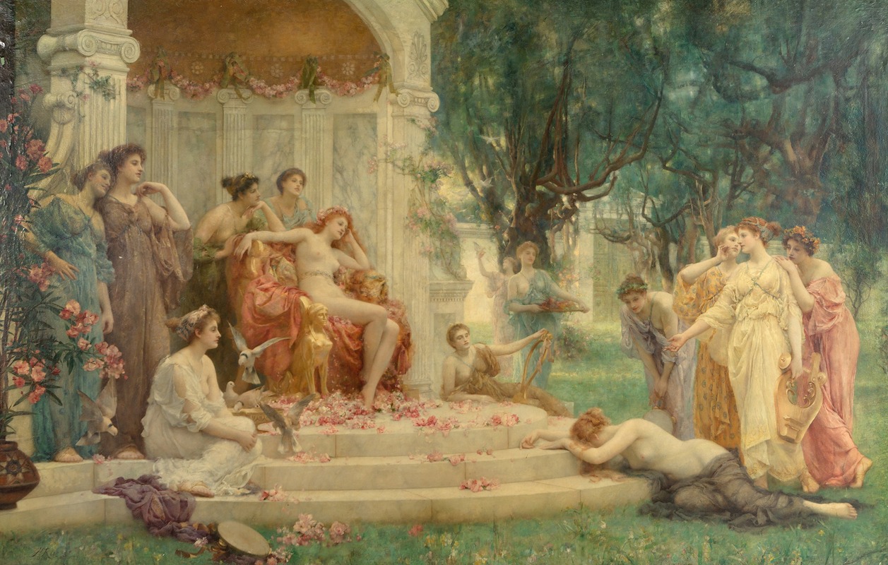 Henrietta Rae - Psyche before the throne of Venus