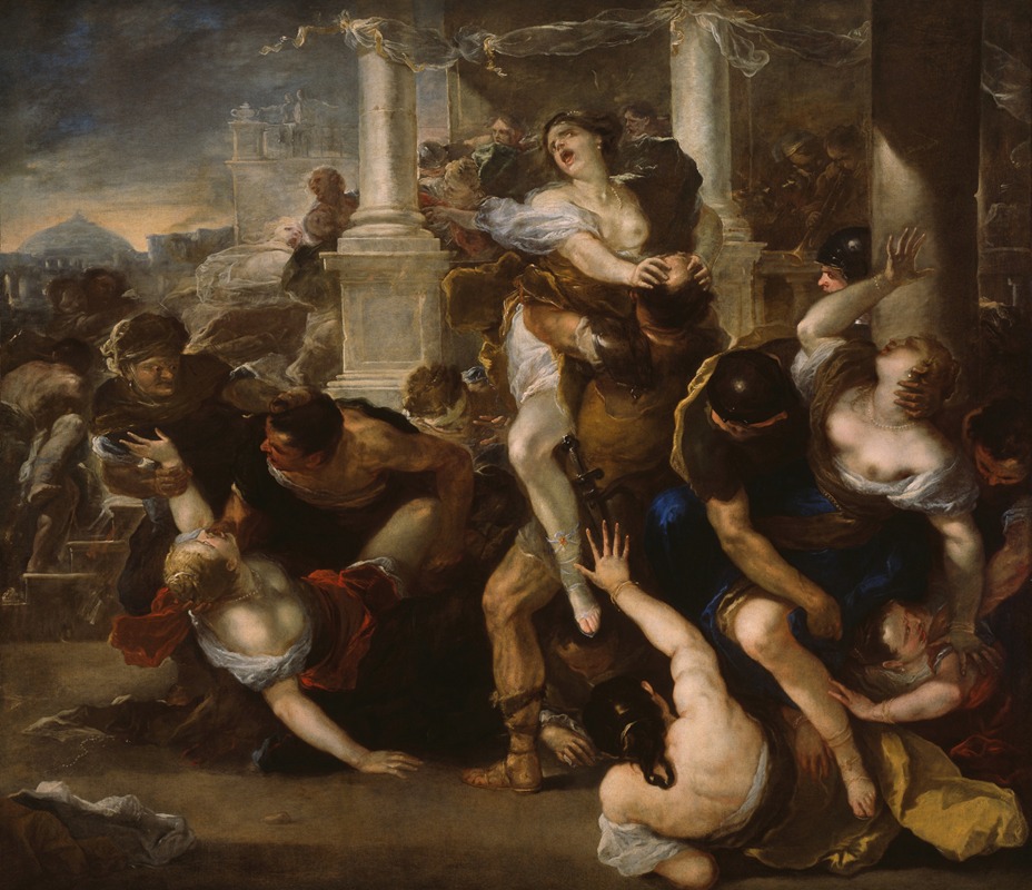 Luca Giordano - The Abduction of the Sabine Women