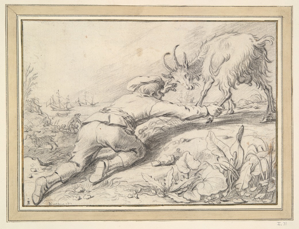 Jacob Gerritsz Cuyp - Boy catching a goat