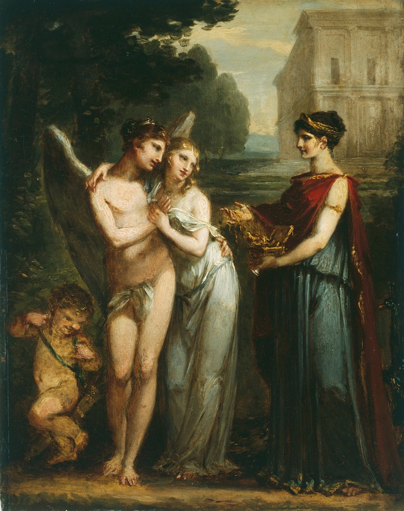 Pierre-Paul Prud'hon - Innocence Preferring Love and Riches