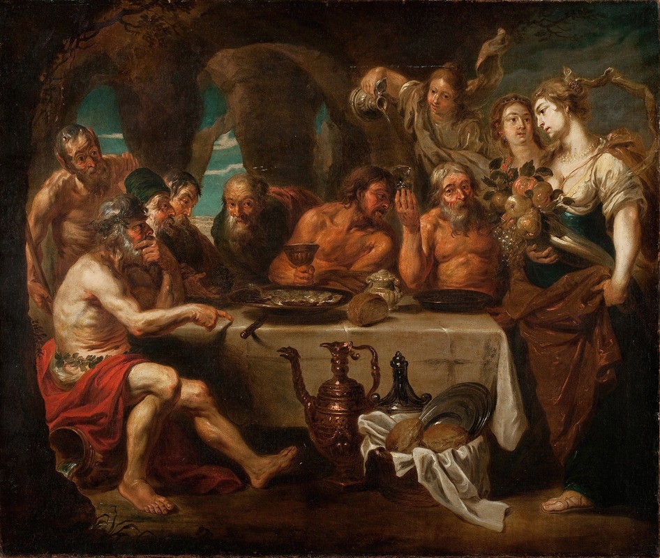 Follower of Peter Paul Rubens - The Banquet