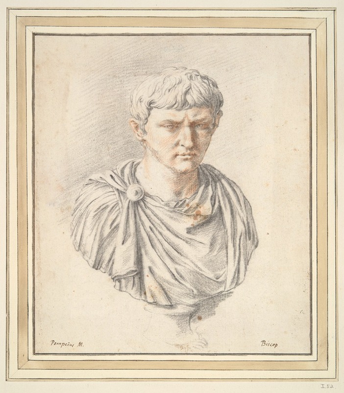 Jan de Bisschop - Portrait Bust of Augustus