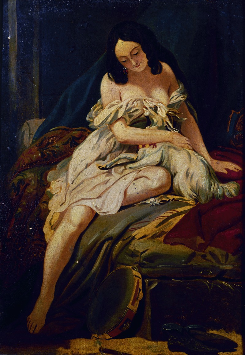 Baron Charles de Steuben - Esquisse pour le tableau ‘La Esmeralda et sa chèvre’