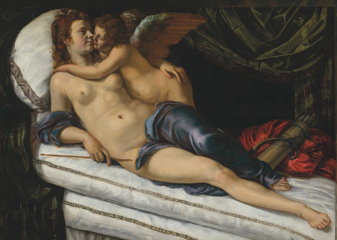Artemisia Gentileschi - Venus and Cupid