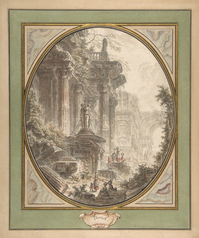 Jean Henri Alexandre Pernet - Architectural Capriccio