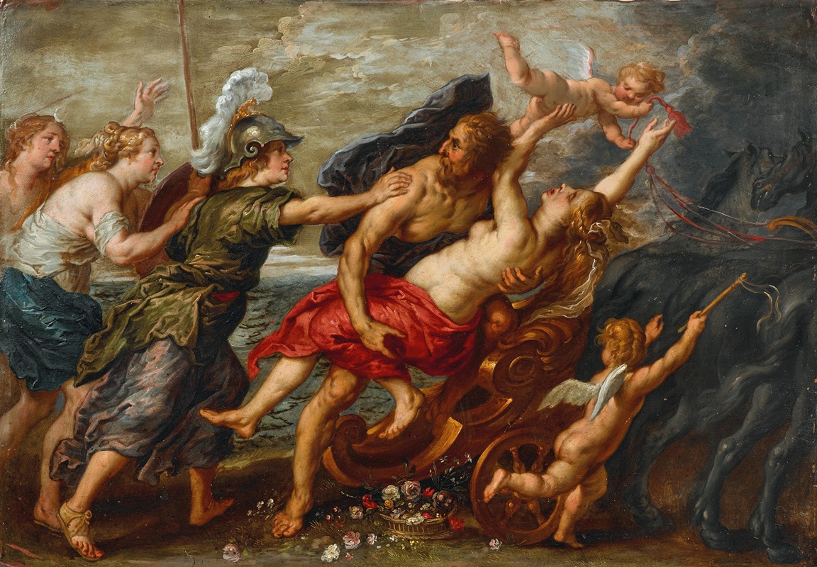 Follower of Peter Paul Rubens - The Abduction of Proserpina