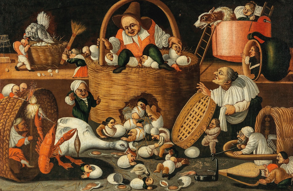 The Master of the Fertility of the Egg - An Allegory of domestic disputes