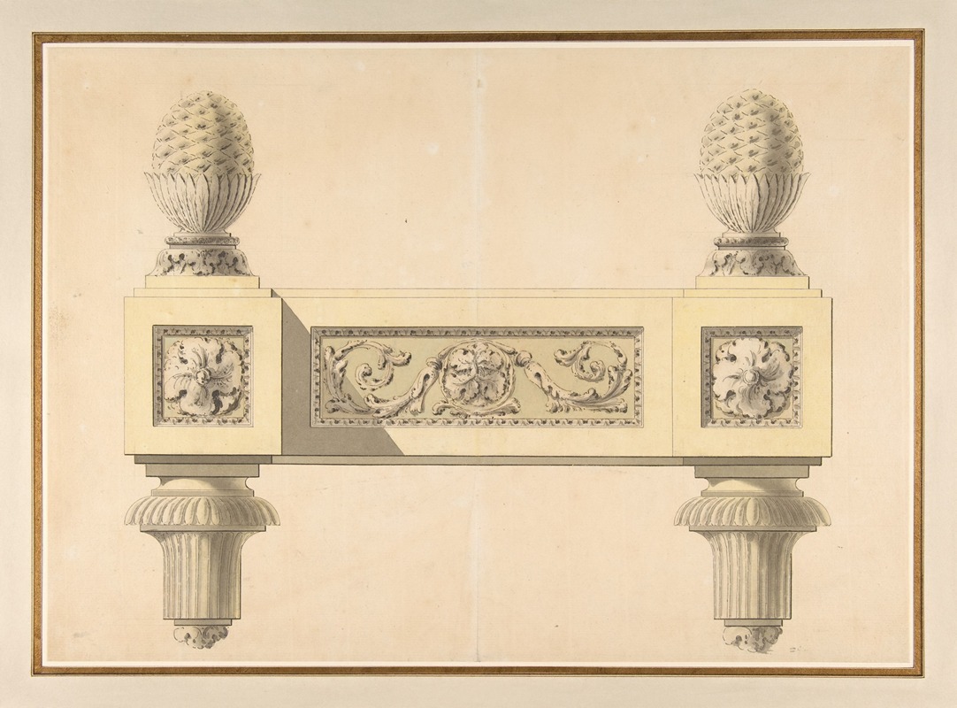 Jean Louis Prieur le Jeune - Design for Andirons