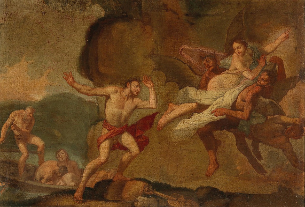 Giulio Carpioni - Orpheus and Eurydice