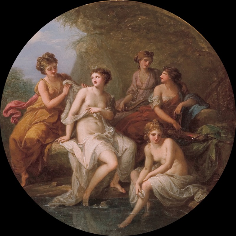 Angelica Kauffmann - Diana and her nymphs bathing