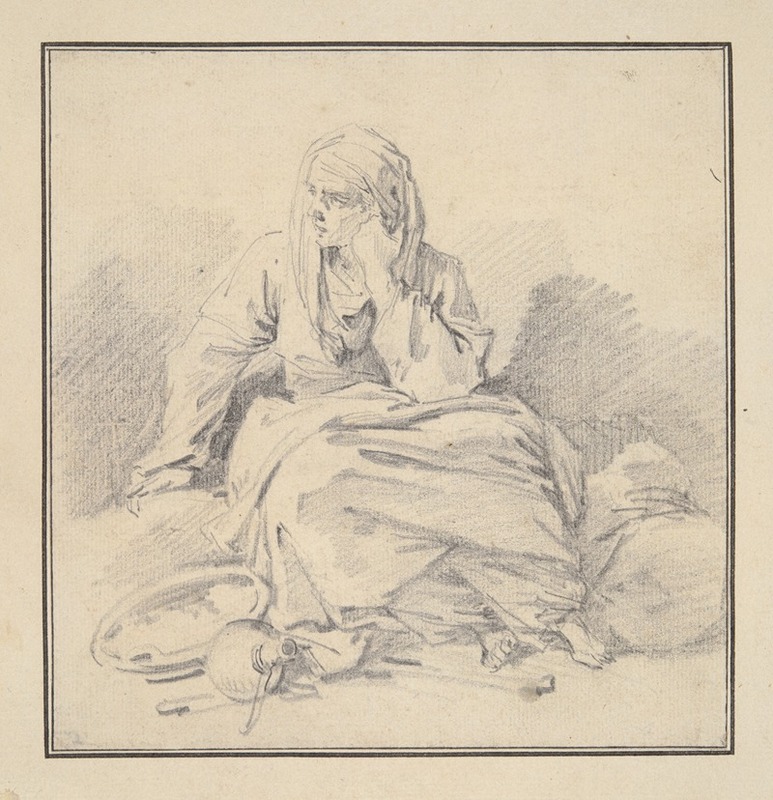 Jean-Honoré Fragonard - Seated Woman