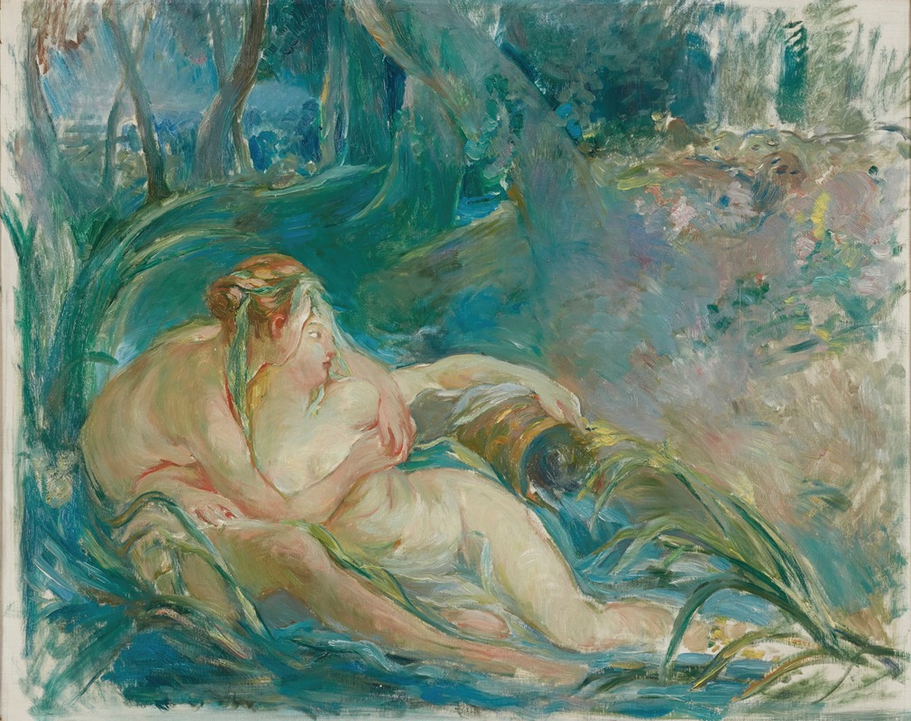 Berthe Morisot - Apollon Révélant sa Divinité à la Bergère Issé (after François Boucher)