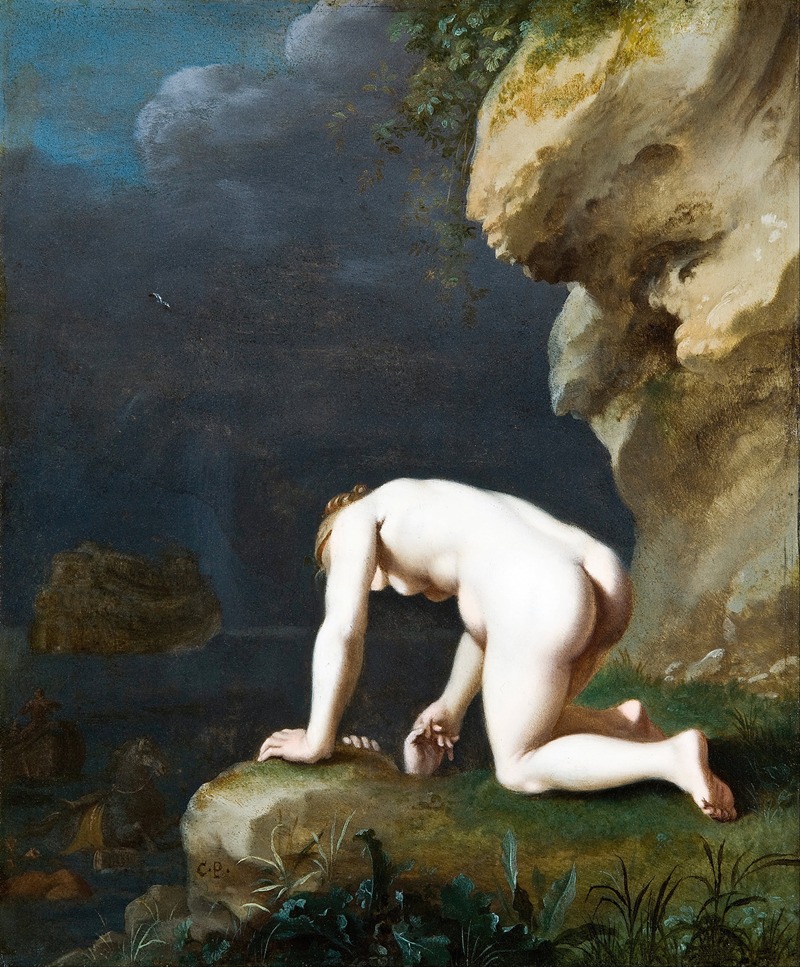 Cornelis Van Poelenburch - The Goddess Calypso rescues Ulysses