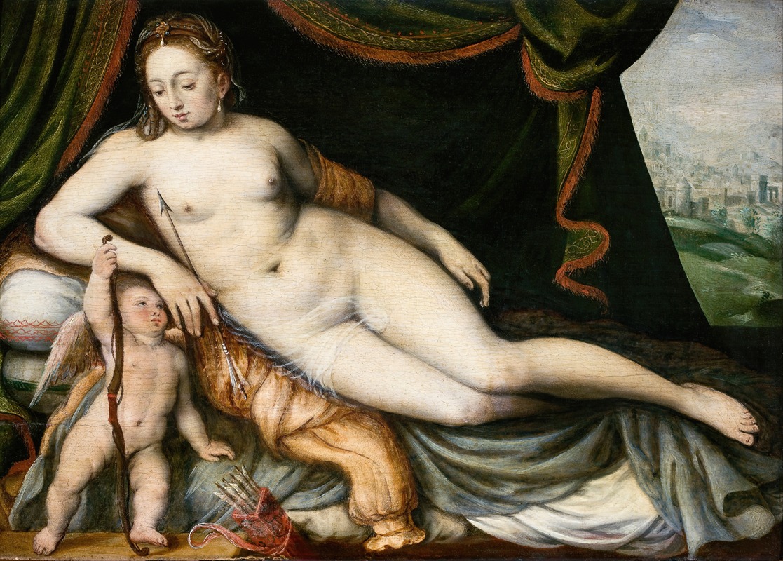 Frans Floris - Venus and Cupid