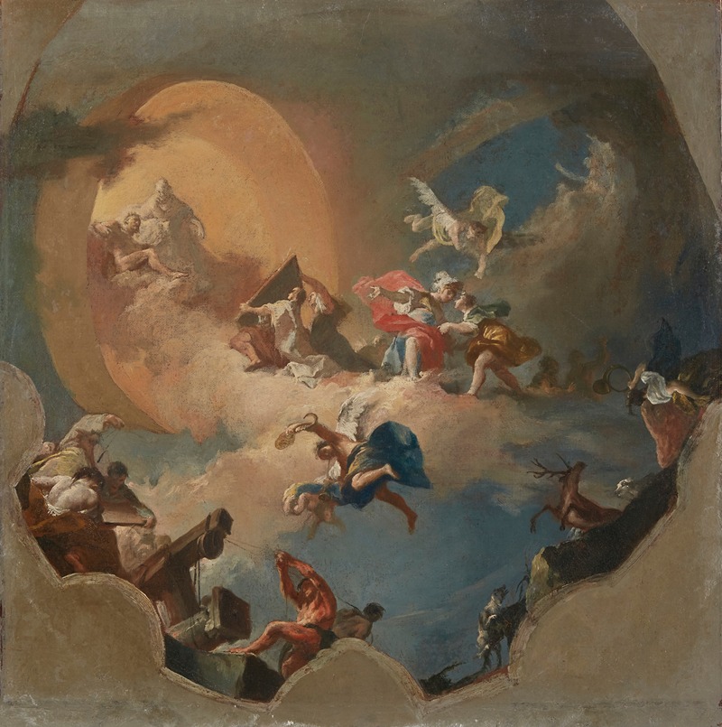 Giovanni Battista Tiepolo - The Apotheosis of the Arts