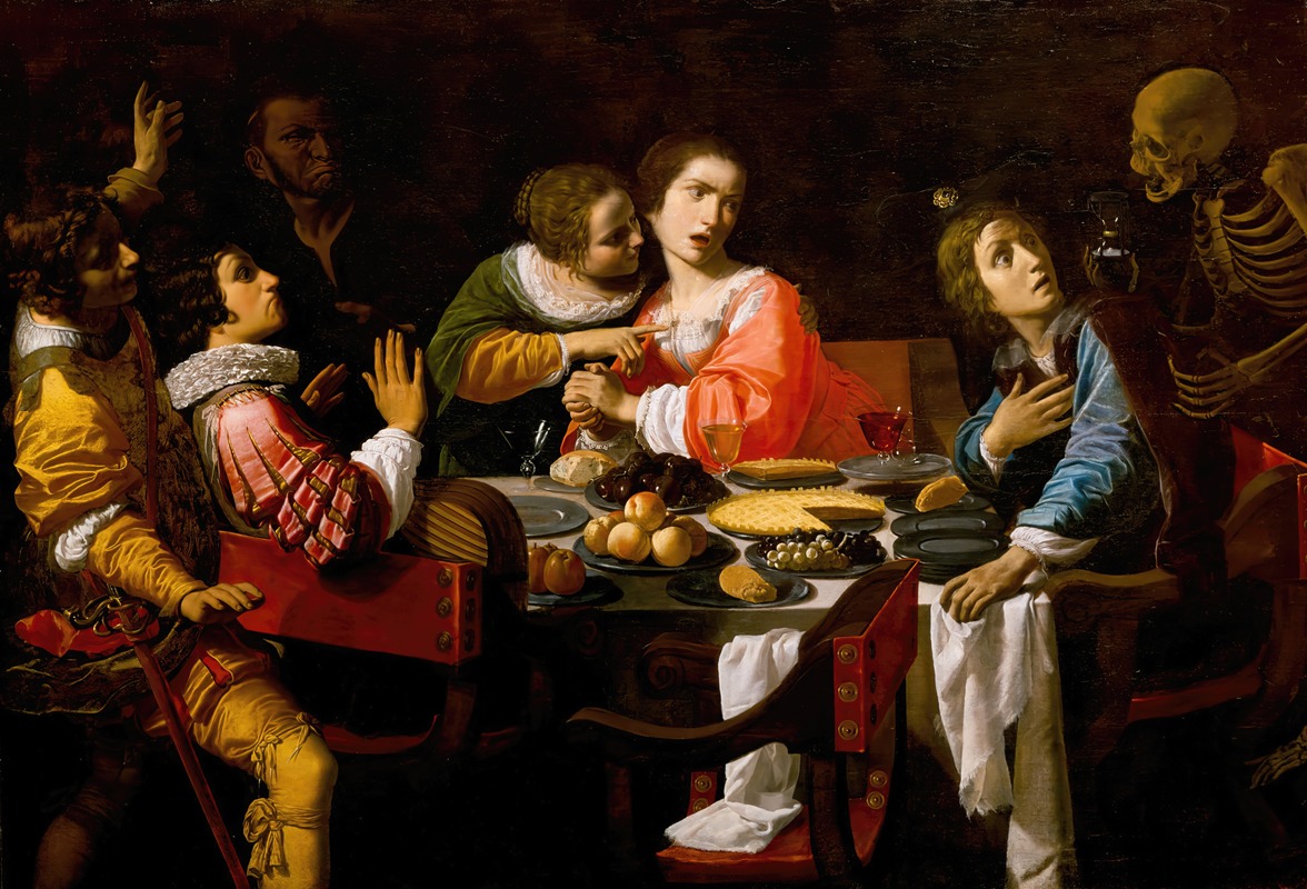 Giovanni Martinelli - Death Comes to the Banquet Table (Memento Mori)