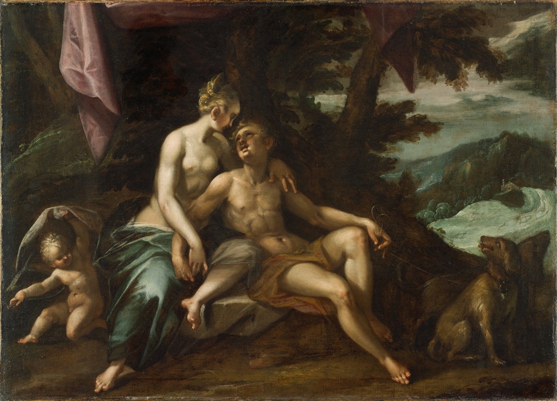 Hans von Aachen - Venus and Adonis