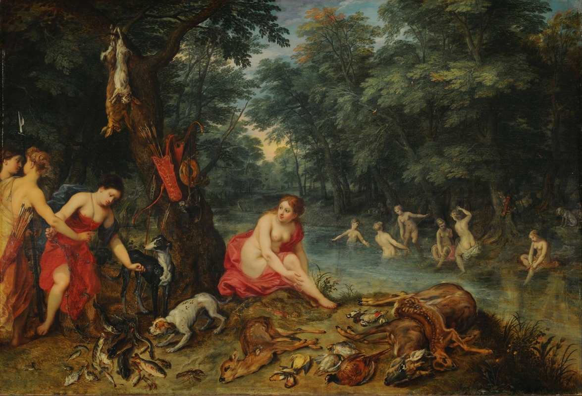Jan Brueghel The Elder - Nymphs bathing