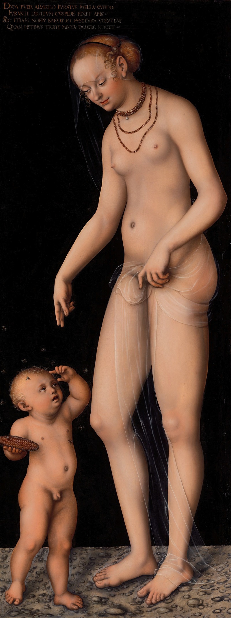 Lucas Cranach the Elder - Venus with Cupid as the Honey Thief