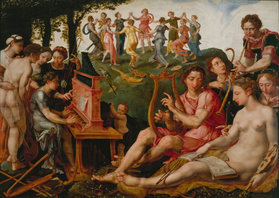 Maerten van Heemskerck - Apollo and the Muses