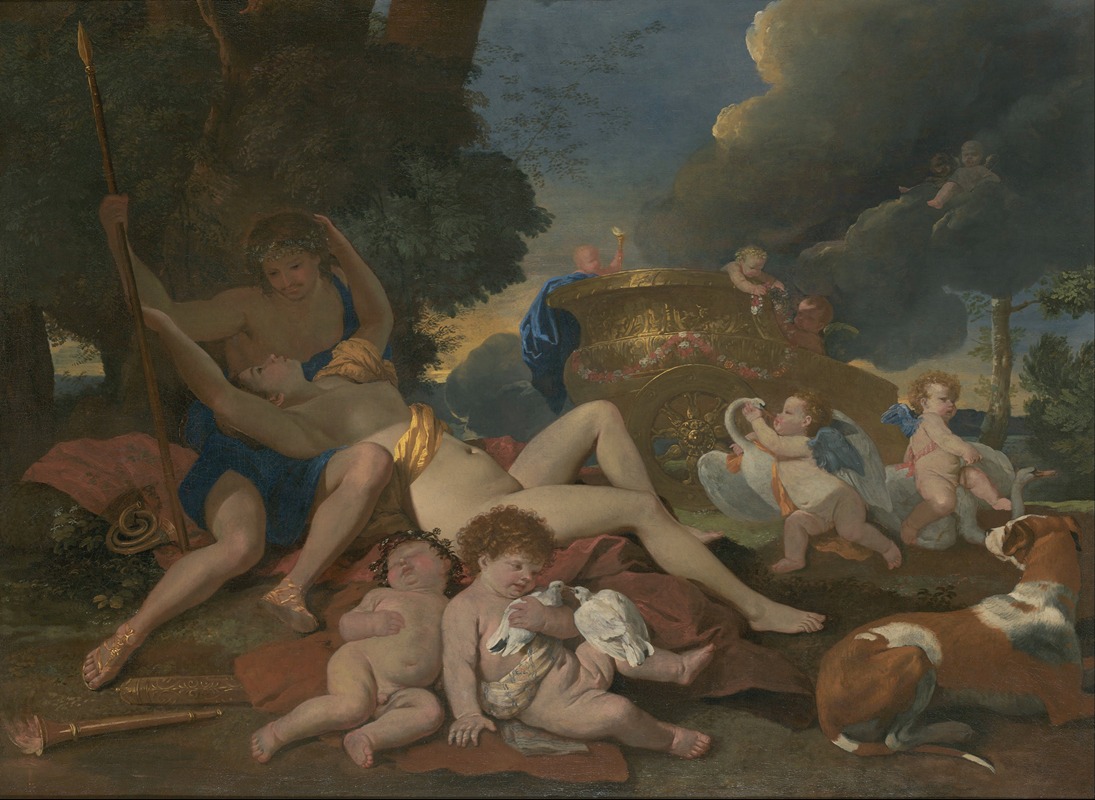Nicolas Poussin - Venus and Adonis