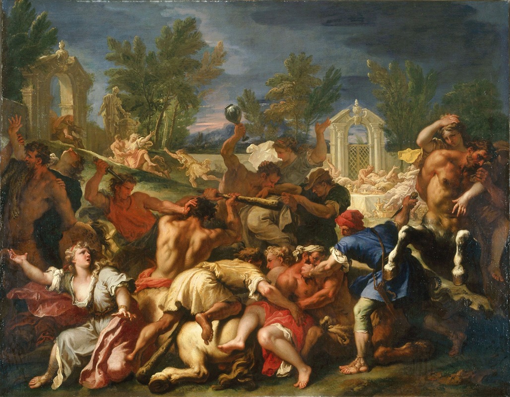 Sebastiano Ricci - The Battle of the Lapiths and Centaurs