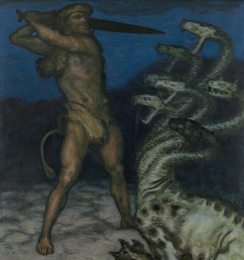 Franz von Stuck - Herkules und die Hydra