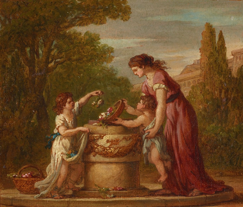 Joseph-Marie Vien - The Sacrifice to Minerva