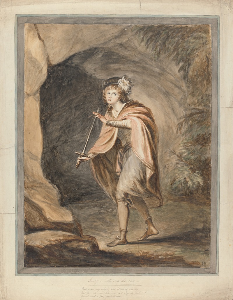 Mary Hoare - Imogen Entering the Cave, ‘Cymbeline’, Act III, Scene VI