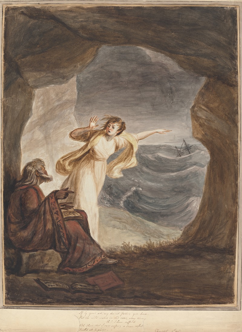 Prospero and Alonso | Victorian Illustrated Shakespeare Archive