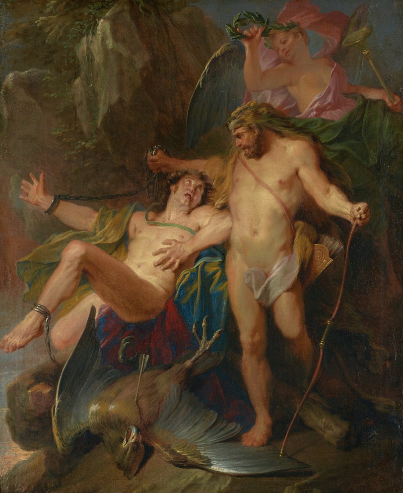 Nicolas Bertin - Hercules Freeing Prometheus