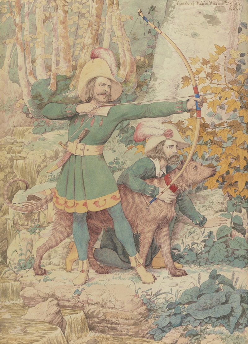 Richard Dadd - Sketch of Robin Hood