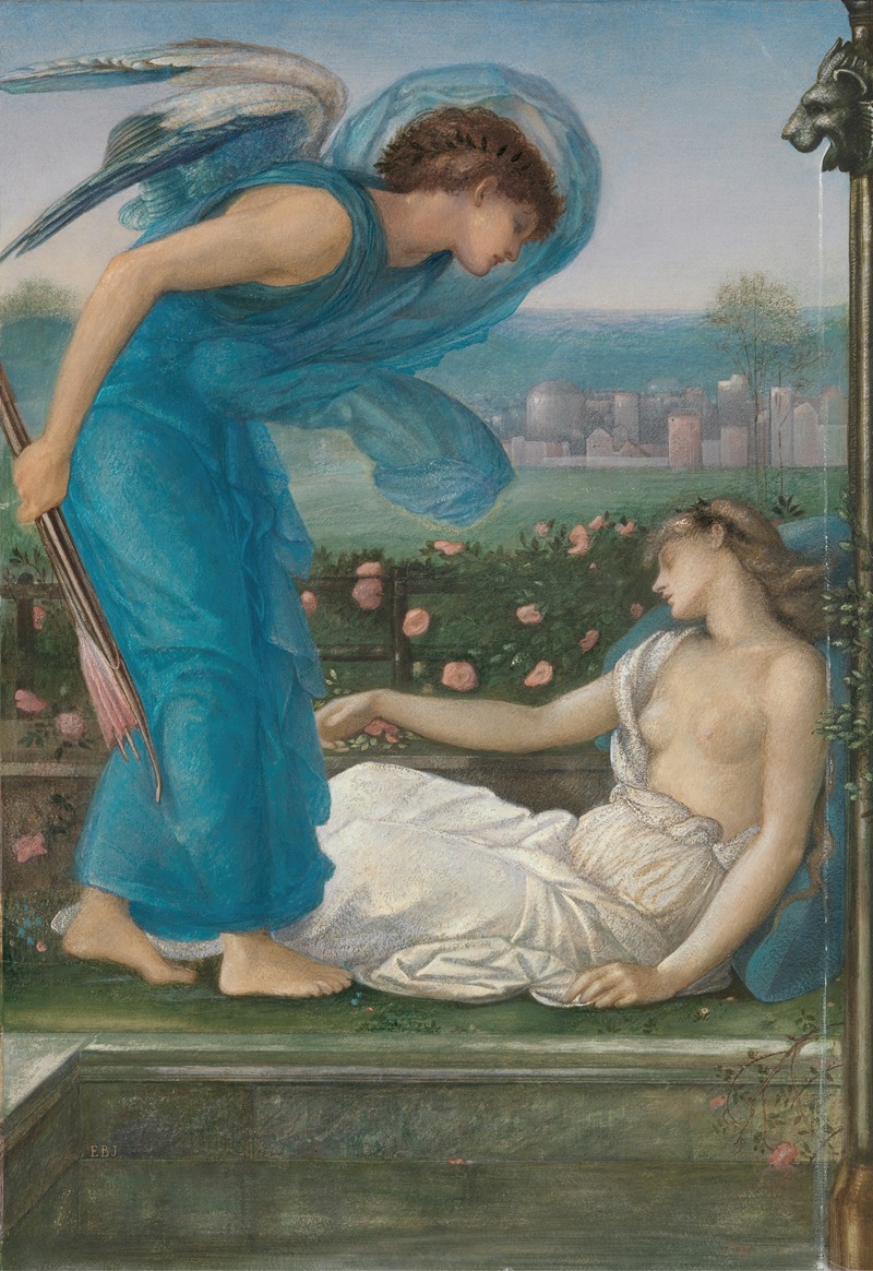 Sir Edward Coley Burne-Jones - Cupid and Psyche