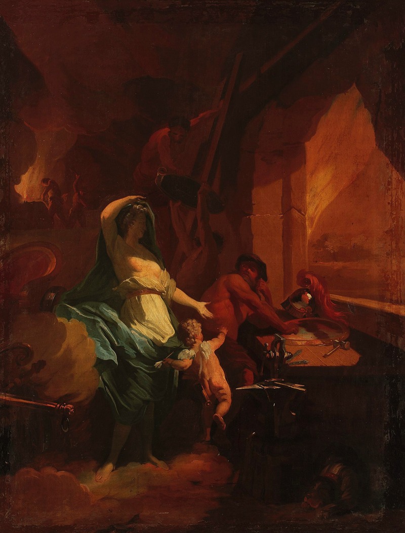 After Jean-Baptiste Jouvenet - Venus in the forge of Vulcan